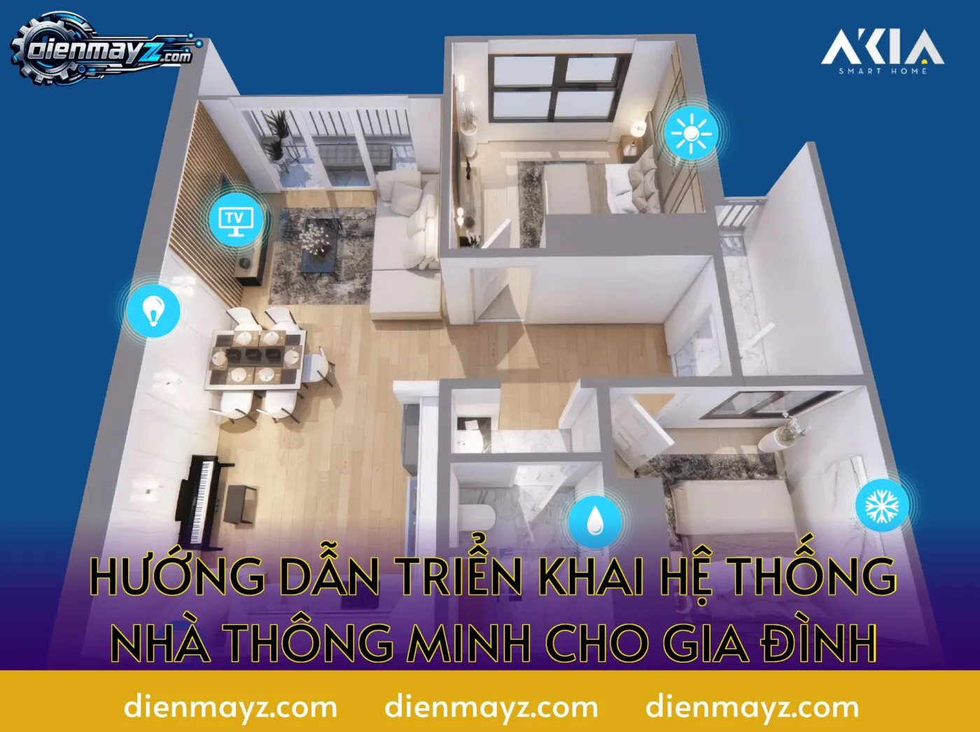 hướng dẫn triển khai hệ thống nhà thông minh cho gia đình