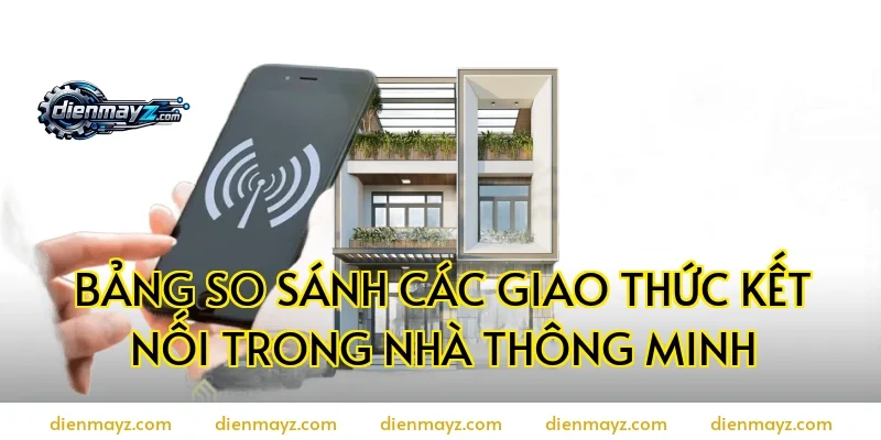 Bảng so sánh các giao thức kết nối trong nhà thông minh