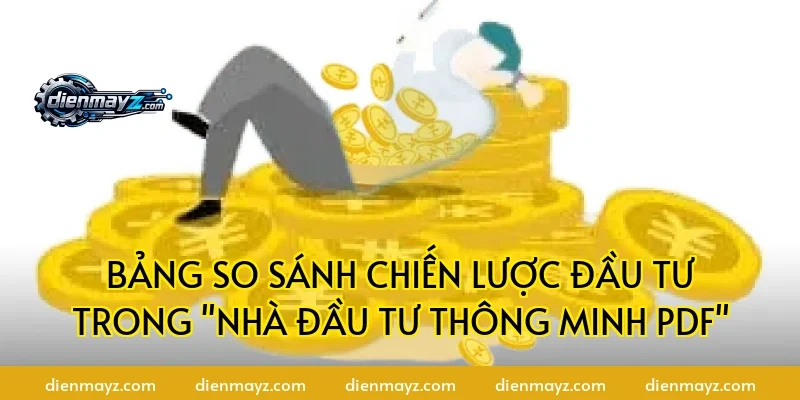 Bảng so sánh chiến lược đầu tư trong "Nhà đầu tư thông minh PDF"