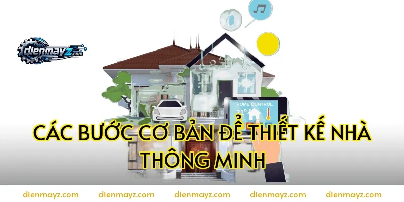 Các bước cơ bản để thiết kế nhà thông minh
