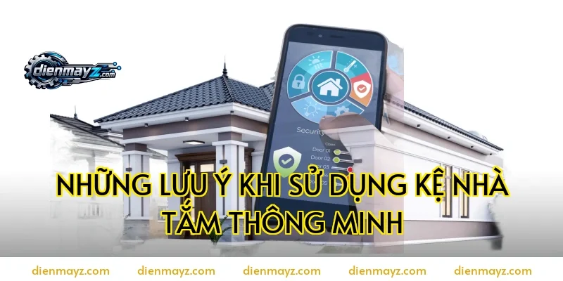 Những lưu ý khi sử dụng kệ nhà tắm thông minh