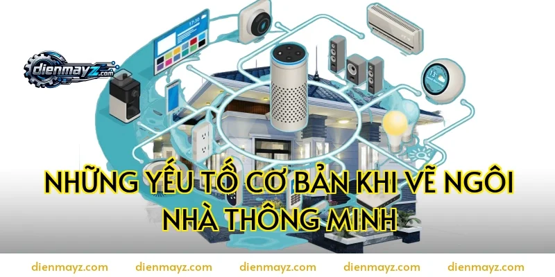 Những yếu tố cơ bản khi vẽ ngôi nhà thông minh