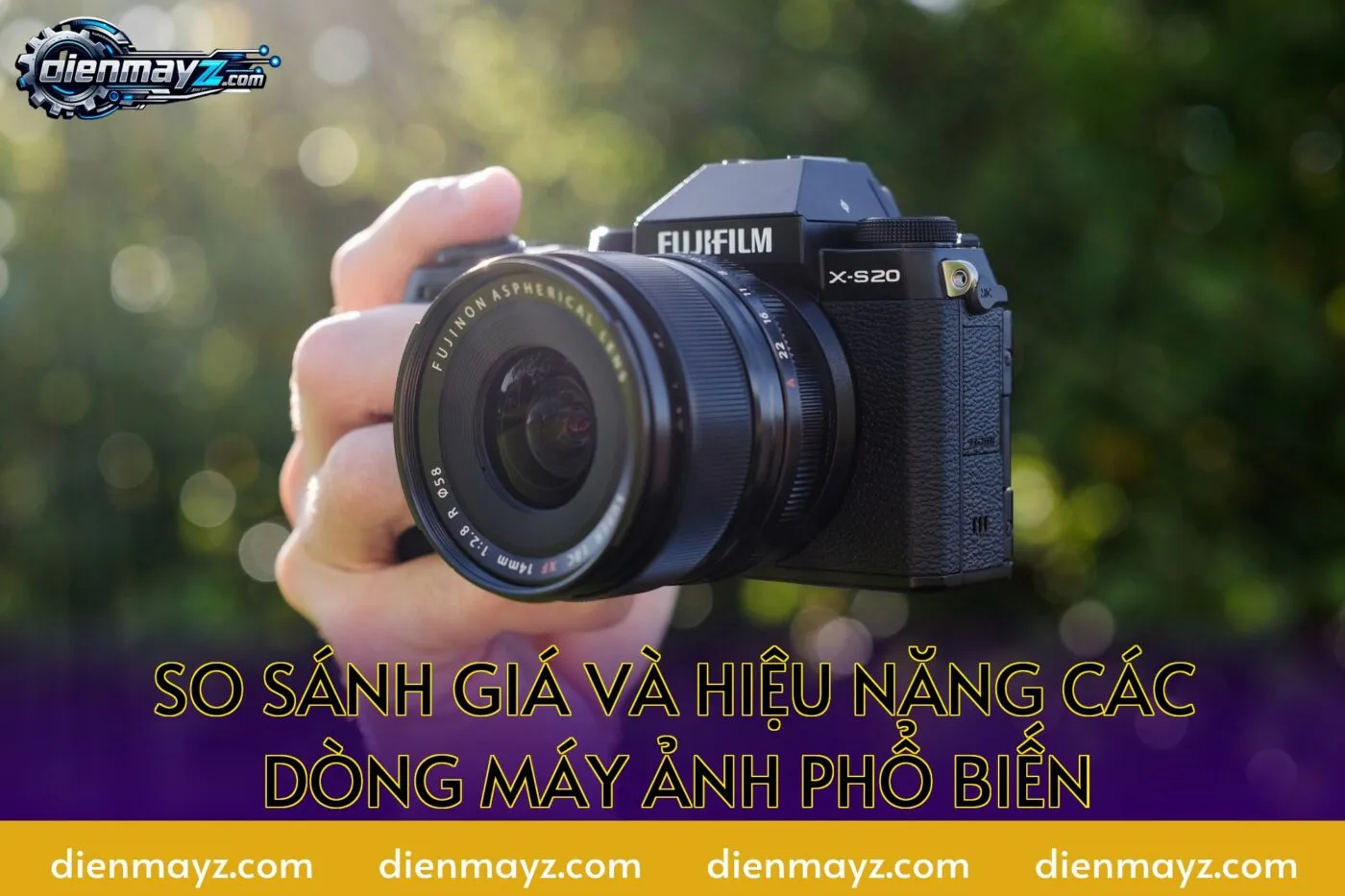 so sánh giá và hiệu năng các dòng máy ảnh phổ biến