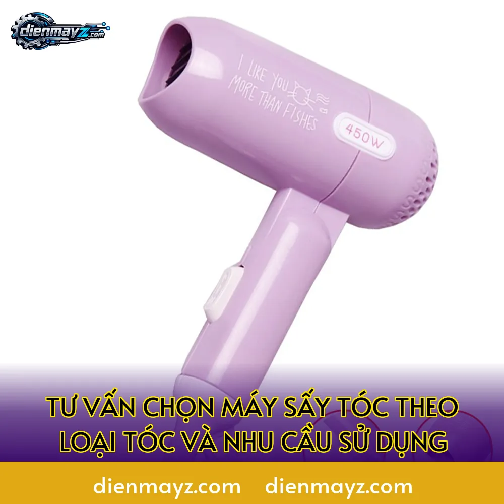 tư vấn chọn máy sấy tóc theo loại tóc và nhu cầu sử dụng
