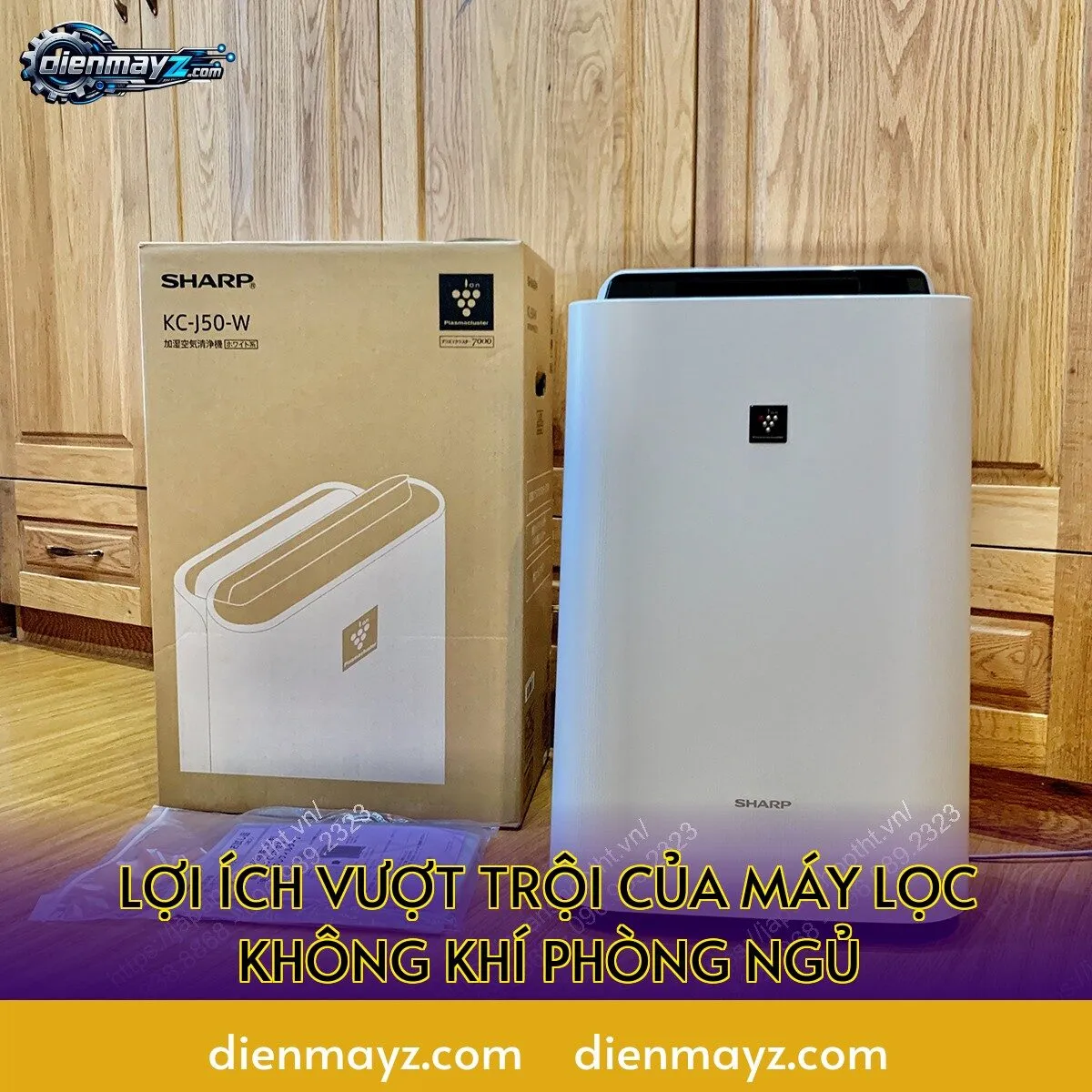 lợi ích vượt trội của máy lọc không khí phòng ngủ