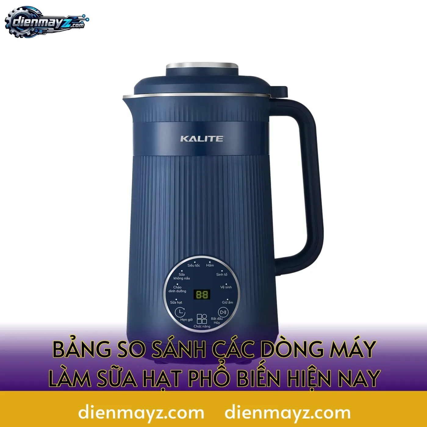 bảng so sánh các dòng máy làm sữa hạt phổ biến hiện nay