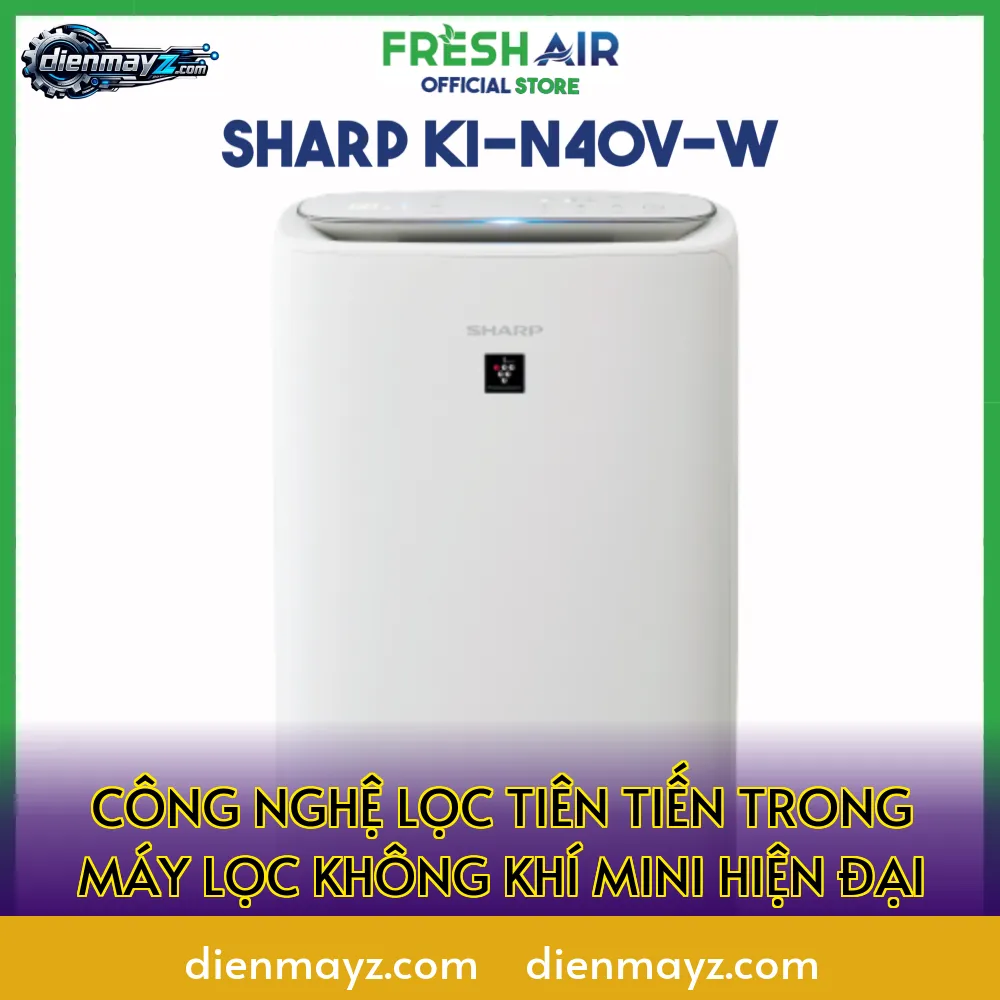 công nghệ lọc tiên tiến trong máy lọc không khí mini hiện đại