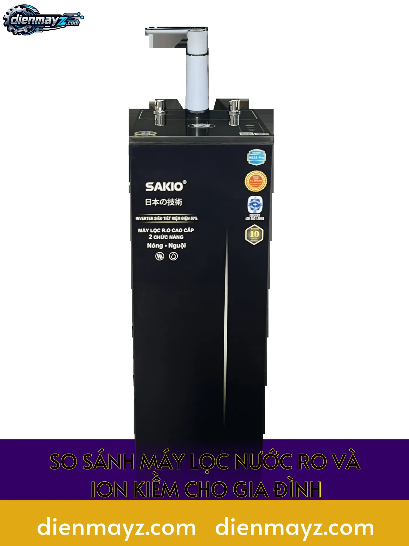 so sánh máy lọc nước ro và ion kiềm cho gia đình