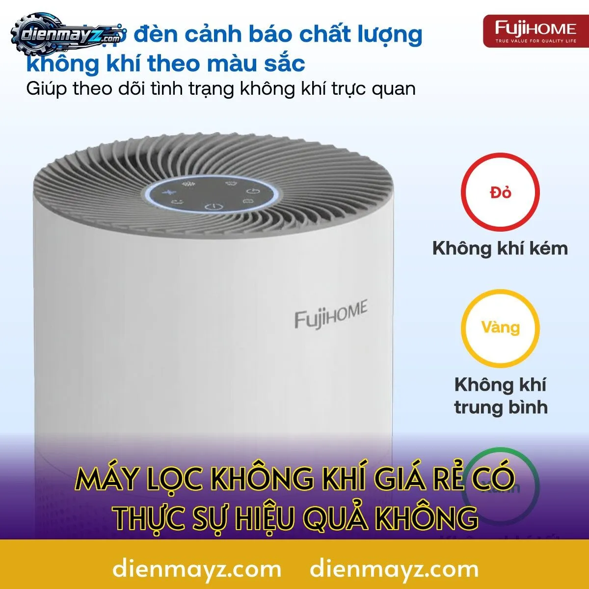 máy lọc không khí giá rẻ có thực sự hiệu quả không