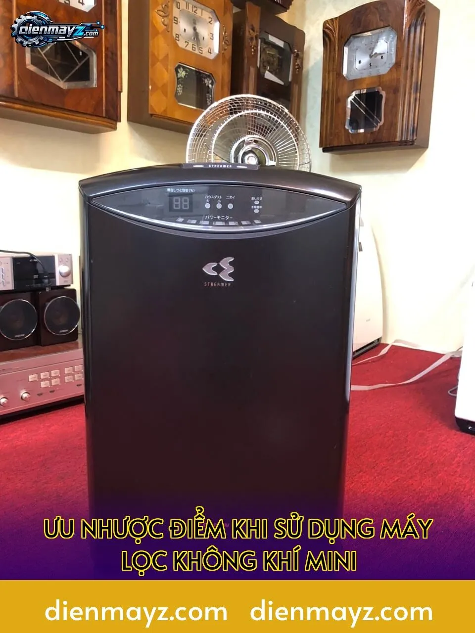 ưu nhược điểm khi sử dụng máy lọc không khí mini