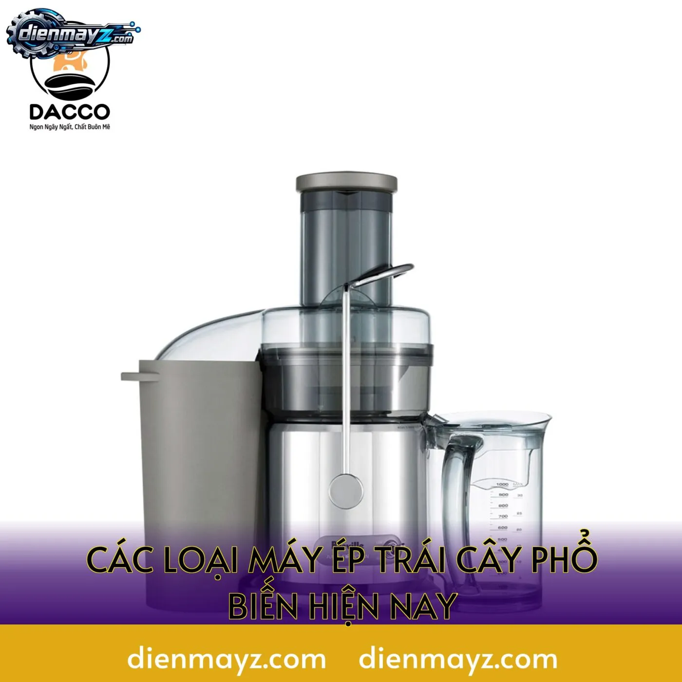 các loại máy ép trái cây phổ biến hiện nay