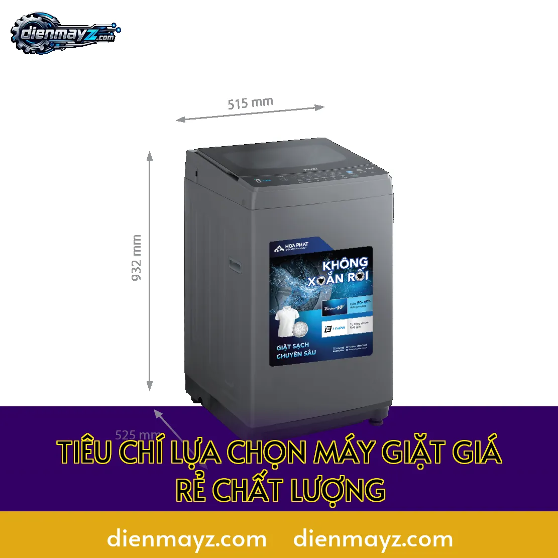 tiêu chí lựa chọn máy giặt giá rẻ chất lượng
