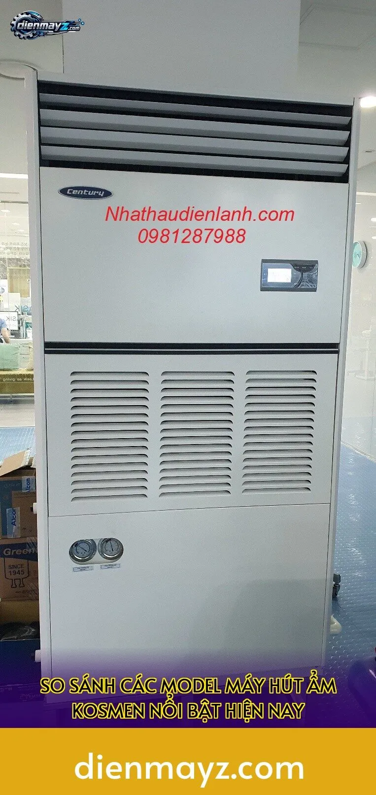 so sánh các model máy hút ẩm kosmen nổi bật hiện nay