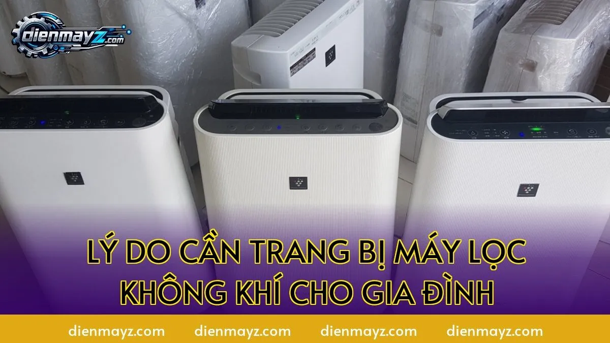 lý do cần trang bị máy lọc không khí cho gia đình