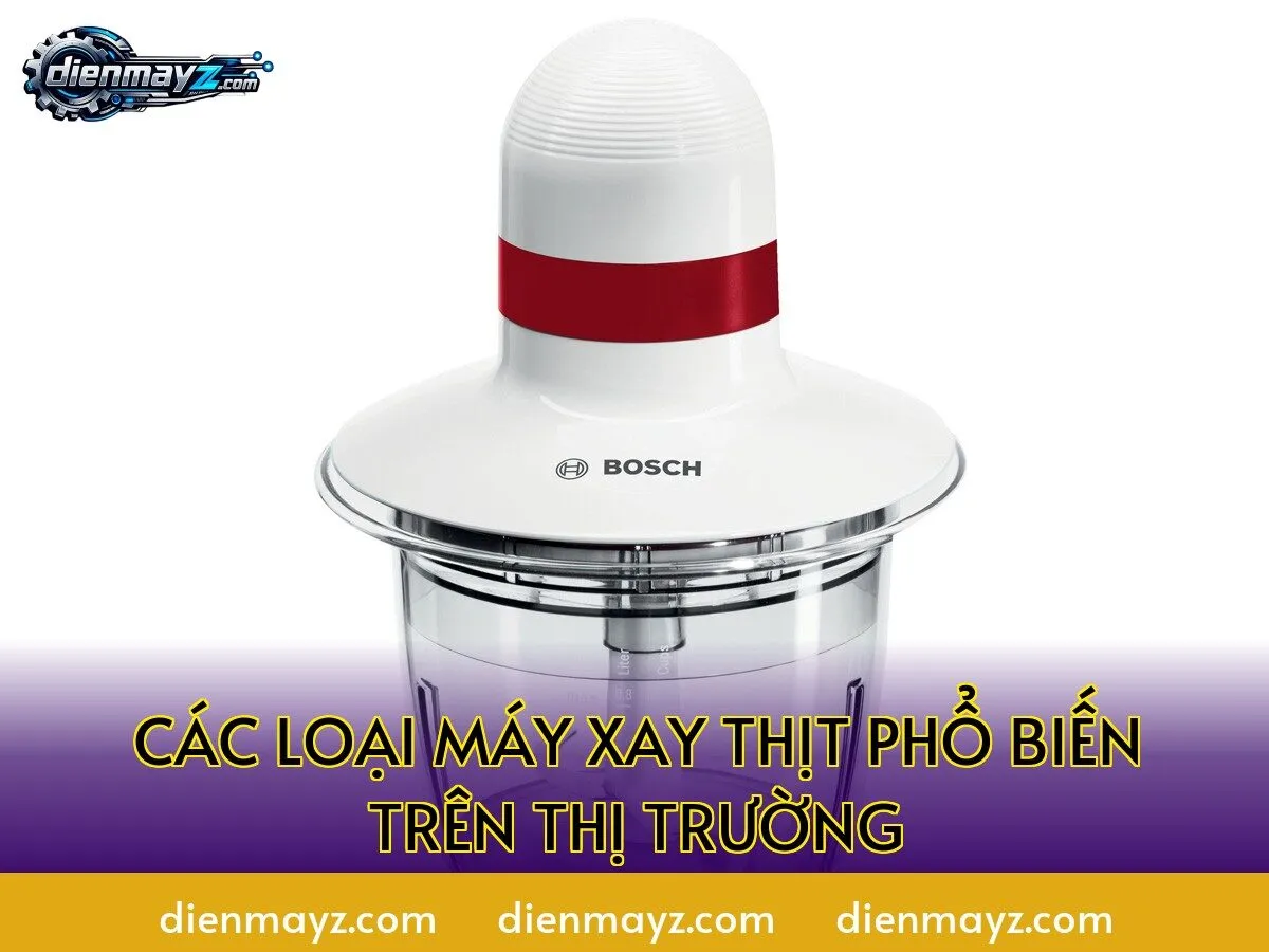 các loại máy xay thịt phổ biến trên thị trường