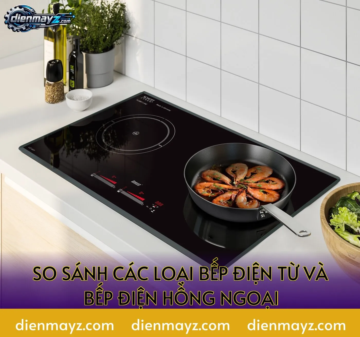 so sánh các loại bếp điện từ và bếp điện hồng ngoại