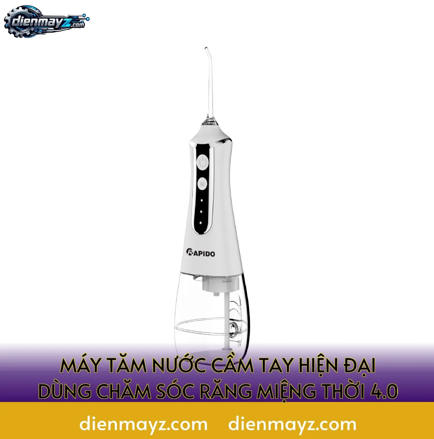 máy tăm nước cầm tay hiện đại dùng chăm sóc răng miệng thời 4.0