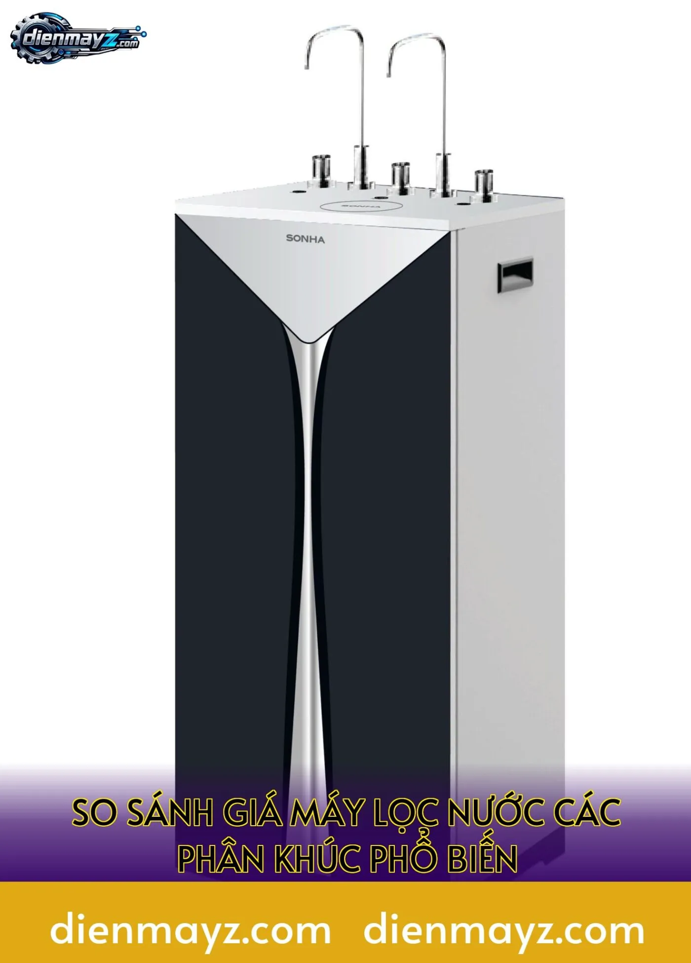 so sánh giá máy lọc nước các phân khúc phổ biến