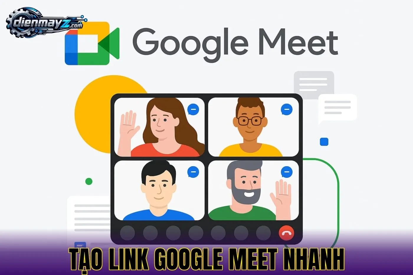 Tạo link Google Meet nhanh